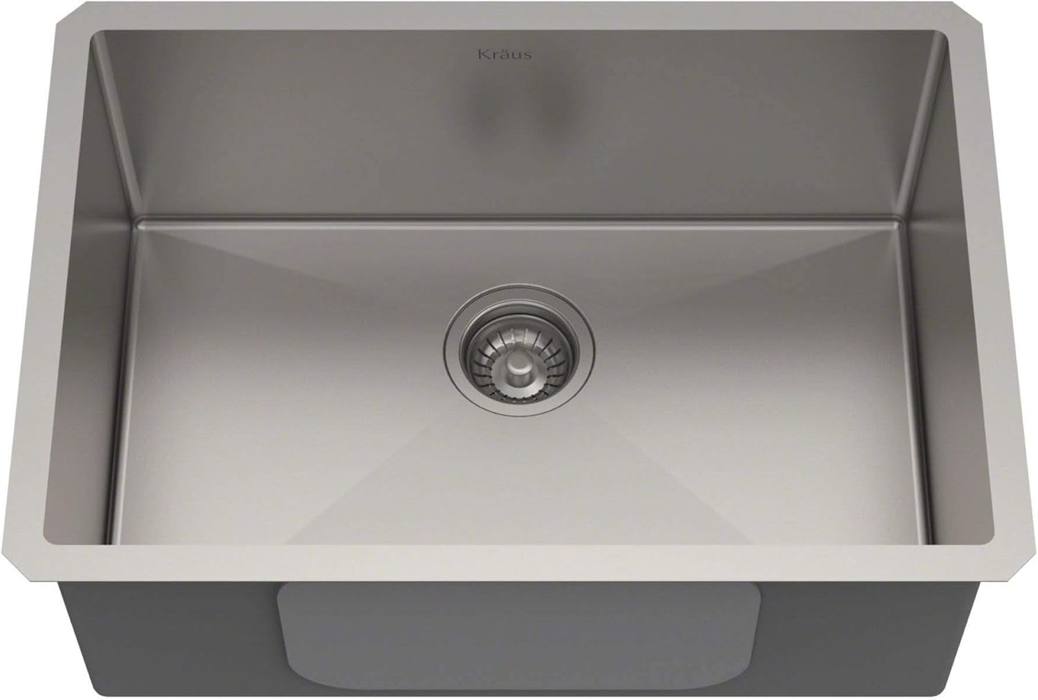 KRAUS Standart PRO 28-Inch 16 Gauge Undermount Single Bowl Stainless Steel Kitchen Sink, KHU100-28