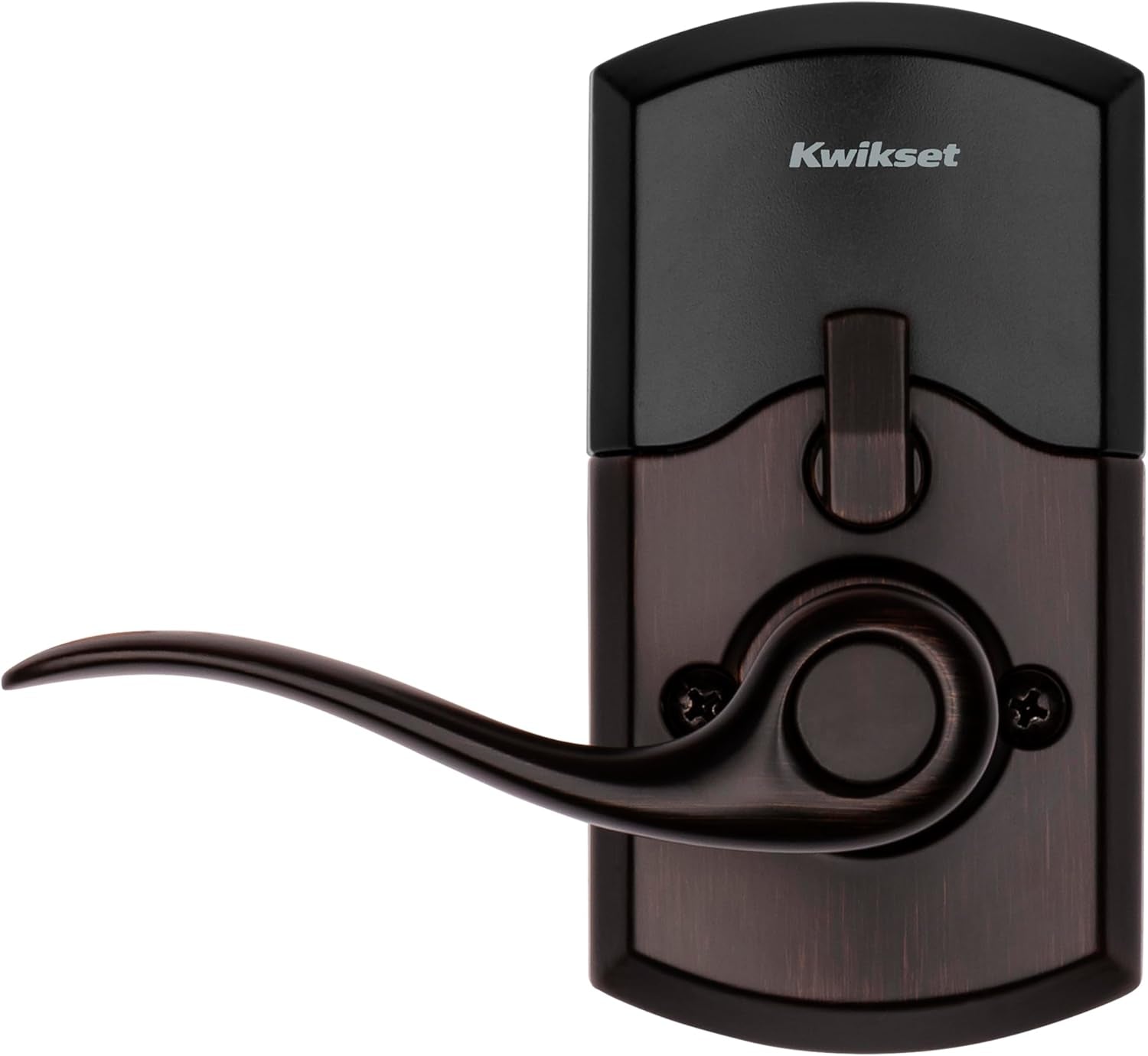 Kwikset Smartcode 917 Keypad Keyless Entry Traditional Residential Electronic Lever Deadbolt Alternative with Tustin Door Lever and Smartkey Security, Venetian Bronze