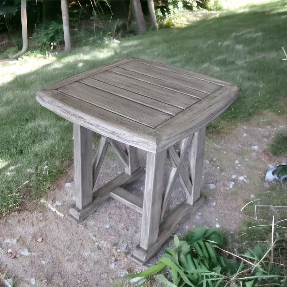Surf Side Collection Teak Outdoor Side Table