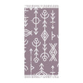 Tasseled Travel Beach Cloth Multipurpose PINK - Minimal by Queennoble