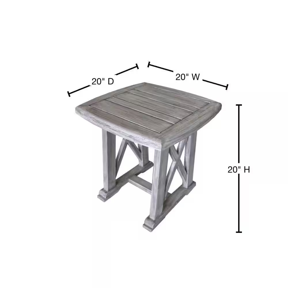 Surf Side Collection Teak Outdoor Side Table